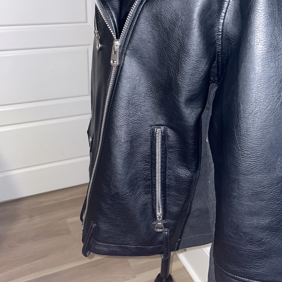 A- MTL 1980 2XL Faux Leather Jacket Black - Picture 3 of 8